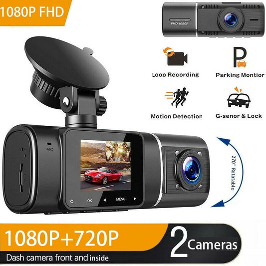 TOGUARD Dash Cam 1080P FHD 1.5 Inch LCD Display Car Camera ,IR Night Vision Car Camera ,Parking Mode, G-Sensor, Loop Recording, HDR