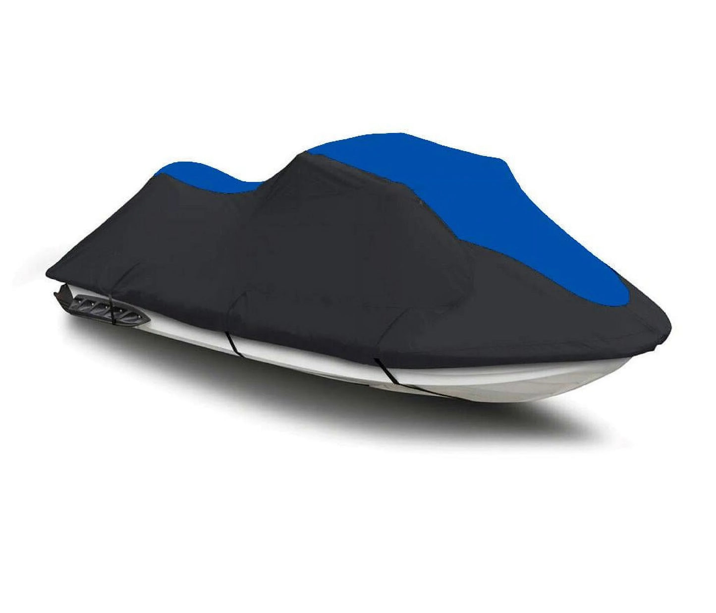 BLACK / BLUE HEAVY-DUTY Cover Compatible for Sea Doo Spark 2up 900 ACE 90HP 2021 Jet Ski PWC Trailerable Cover