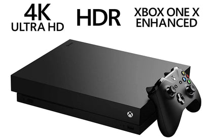 Xbox One X 1TB Gaming Console Black with Headset Cleaning Kit