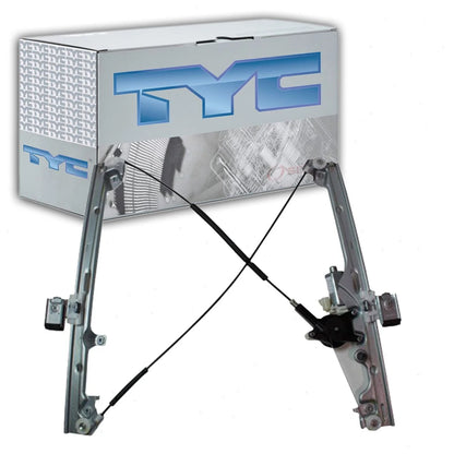 TYC Front Left Power Window Motor & Regulator Assembly compatible with Chevrolet Tahoe 2000-2006