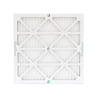 6 Pack of 18x18x1 MERV 10 Pleated Air Filters by Glasfloss. Actual Size: 17-1/2 x 17-1/2 x 7/8