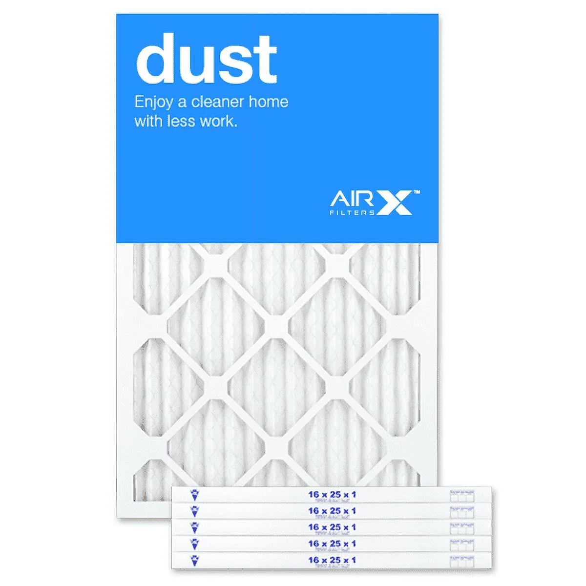 AIRx Dust 16x25x1 MERV 8 Pleated Filter