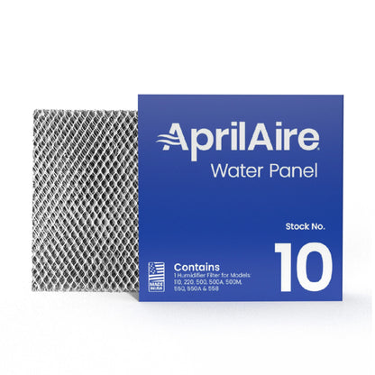 AprilAire 10 Replacement Water Panel for AprilAire Whole-House Humidifier Models 110, 220, 500, 500A, 500M, 550, 550A, 558 (Pack of 4)