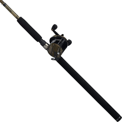 Ugly Stik 7’ Camo Conventional Fishing Rod and Reel Casting Combo