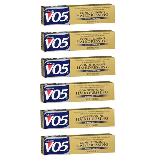 Alberto VO5 Conditioning Hairdressing for Normal/Dry Hair - 1.5 oz (Pack of 6)