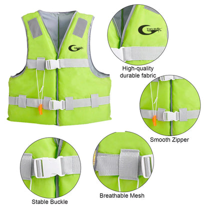 YHAIOGS Sport Jackets Life Vest Swim Adults Water Jacket for Adults Outdoor Boating Swimming