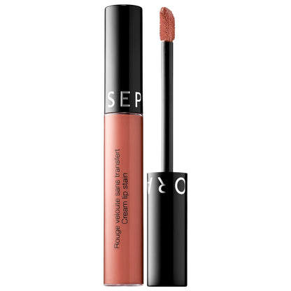 SEPHORA COLLECTION Cream Lip Stain Liquid Lipstick - 75 Warm Nude - matte deep nude - 0.169 oz/5 mL