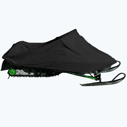 200 Denier Storage Snowmobile Cover Compatible for the 2007-2009 Arctic Cat Model M1000 153 Snowmachine Sled. All Black.