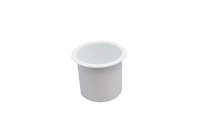 8 Cup Holder Plastic Pocket Recessed Drop In Insert Universal for Boat RV Car Truck Sofa Game Table Marine Pontoon Motorhome Camper White