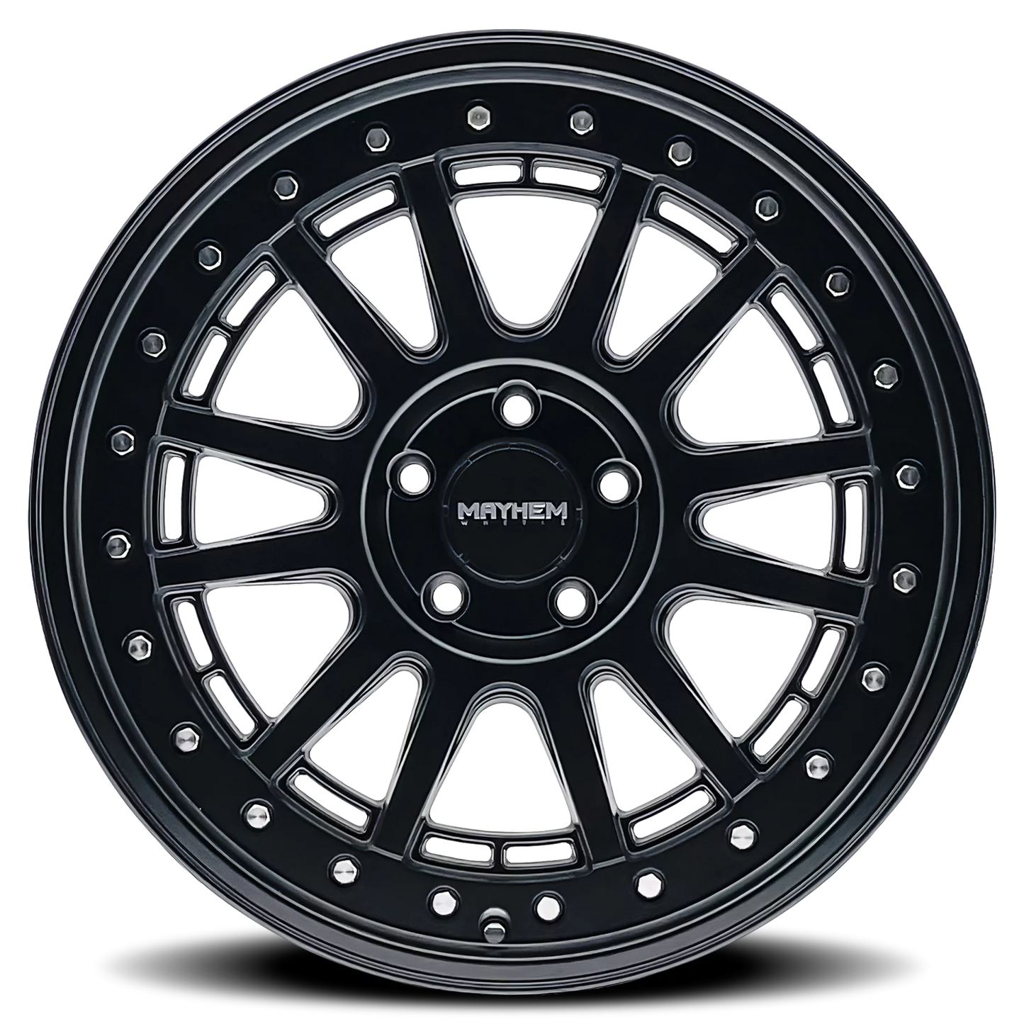 18x9 Mayhem 8305 Compass Matte Black Rim 6x135 (18mm)