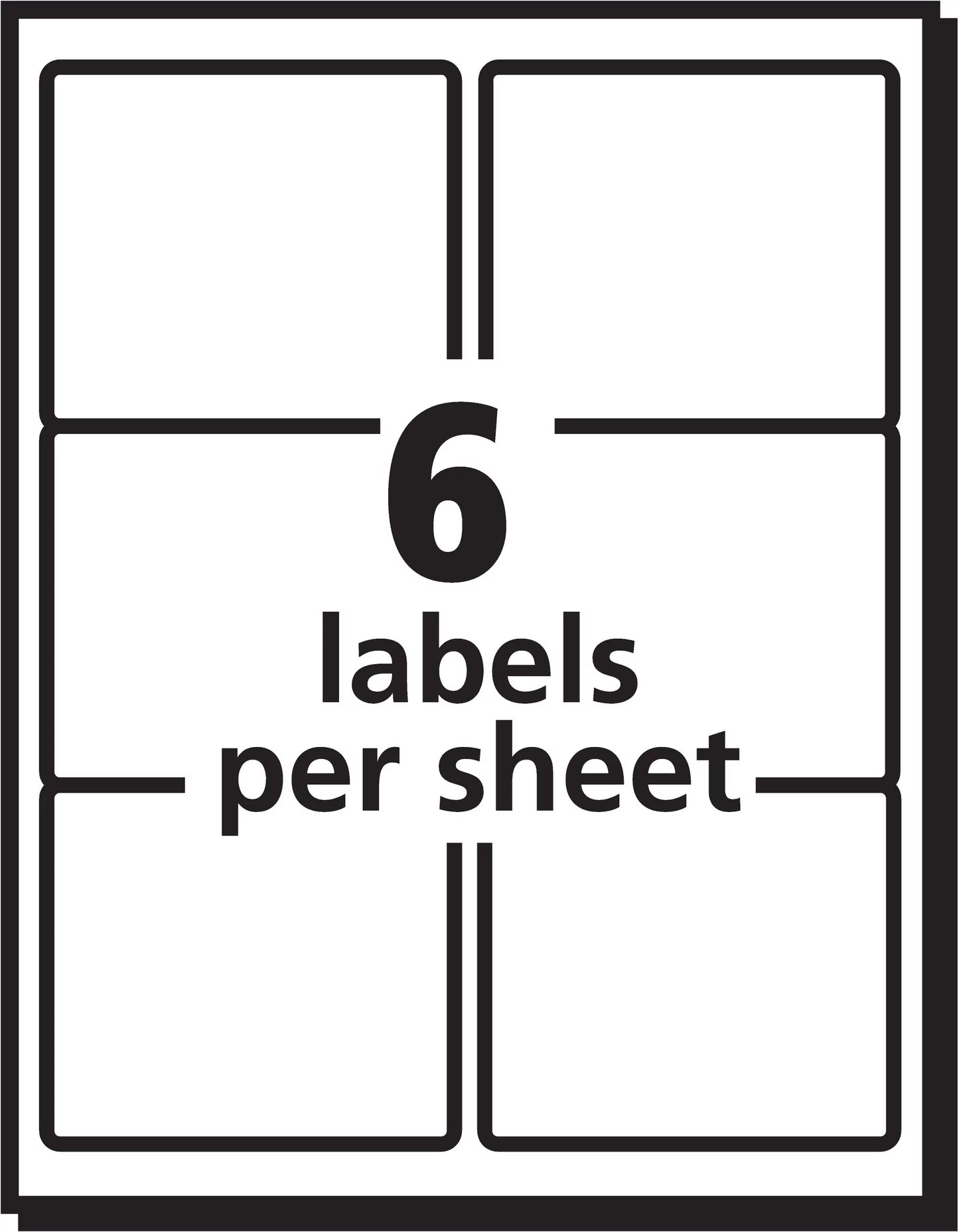 Avery EcoFriendly Shipping Labels, Permanent Adhesive, 3-1/3" x 4", 600 Labels (48464)