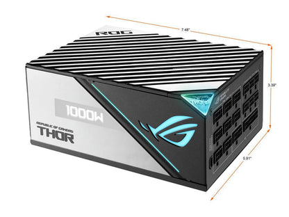 ROG Thor ROG-THOR-1000P2-GAMING 1000 W ATX12V 80 PLUS PLATINUM Certified Full Modular Power Supply