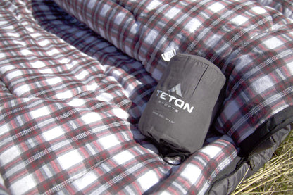 TETON Sports Sleeping Bag Liner; A Clean Sheet Set Anywhere You Go; Perfect for Travel, Camping, and Anytime You&rsquo;re Away from Home Overnight; Machine Washable; Travel Sheet Set f