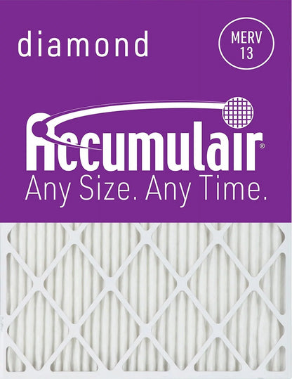 Accumulair Diamond 16x20x2 MERV 13 Air/Furnace Filters (6 pack)