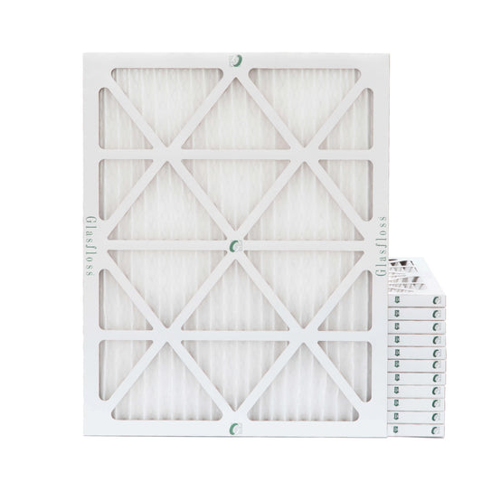 6 Pack of 14x20x1 MERV 10 Pleated Air Filters for AC & Furnace. Actual Size: 13-1/2 x 19-1/2 x 7/8