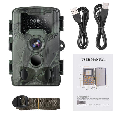 Waterproof 1080P Trail and Game Camera, 36MP Night Vision Camera for Wildlife Researching