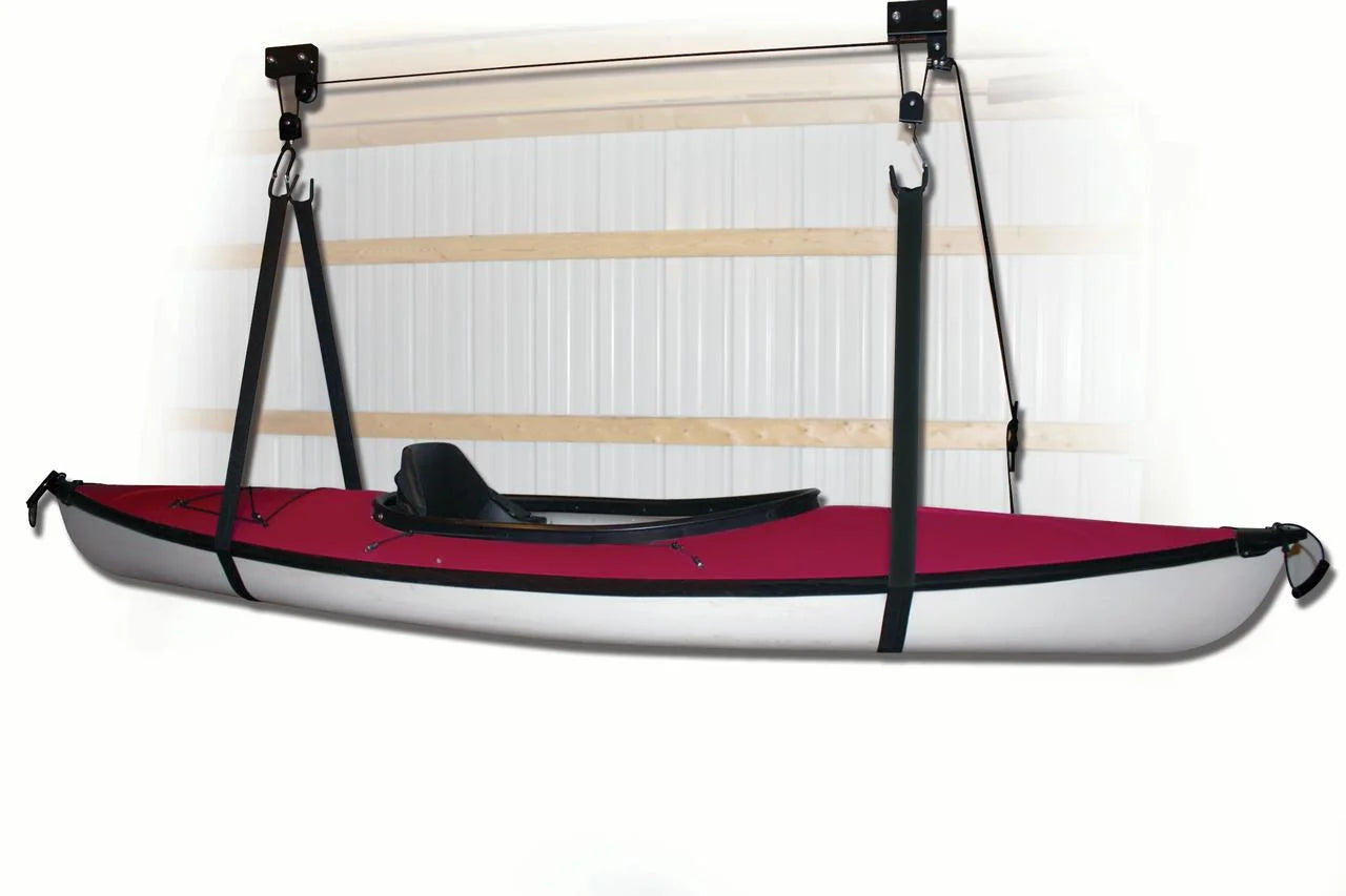 Attwood 11953-4 All-In-One Hoist System for Kayaks, Canoes and Bikes, Black Finish