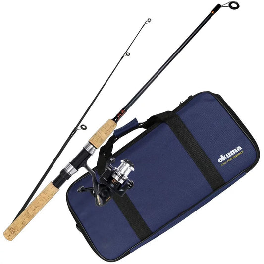 Voyager 5-Piece 6' Medium-Light Spinning Combo Travel Kit