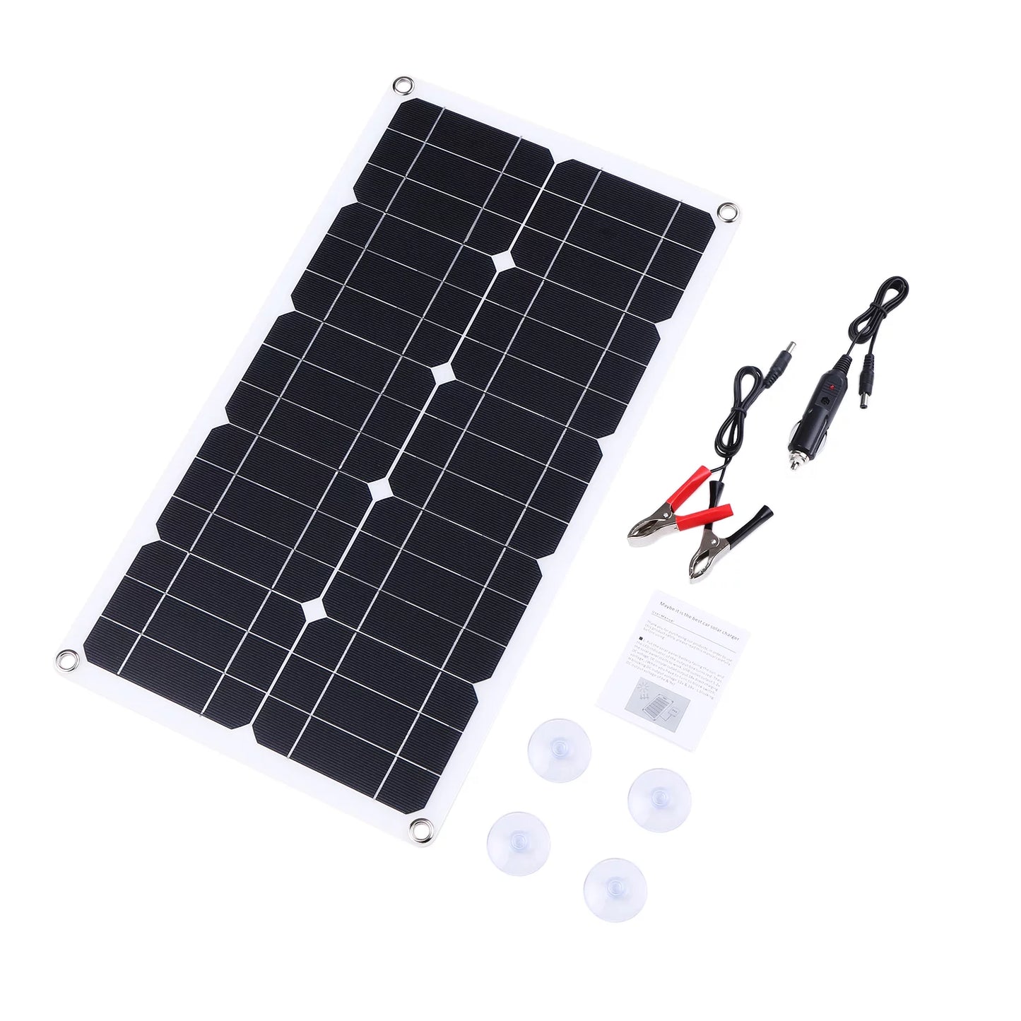 Walmeck Solar Panel Kit,C 9v/18v Solar With Usb/type C Usb/type C Car Set With Usb/type Kit Set With Solar Ip65 Water Huiop Solar 30a L-ed Display Car 10/20/30/40/50a Solar Water Resistance Car Dabey