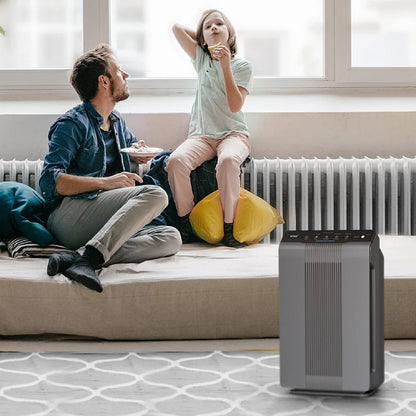 355 Sq. Ft. Air Purifier - Gray