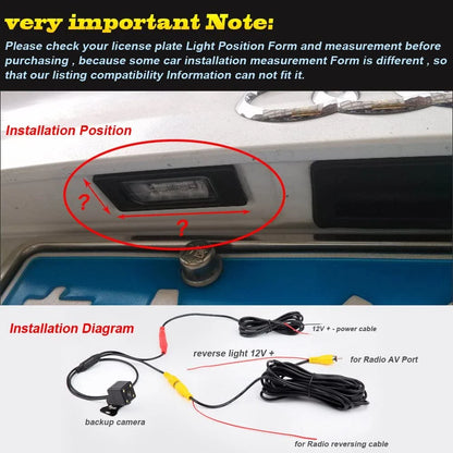 Car Rear View Back up Camera Parking Replacement for Audi A4L A6L A1 A7 A3 A4 A5 S3 Q3 Q5 TT Skoda Superb VW Golf VI 6