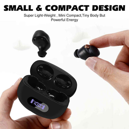 UrbanX True Wireless Bluetooth Earbuds + Charging Case, Black, Dual Connect, IPX5 Water Resistance, Bluetooth 5.2 Connection, Balanced, Bass Boost Compatible with Tab3 8 Plus