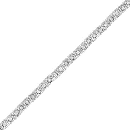 Arista 1/2 Ct Diamond Tennis Bracelet for Women in Sterling Silver Mother's Day Gifts (J-K, I3)