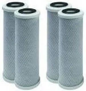 4 Pack Of Compatible Filters For Hydro Life Carbon Block Replacement Cartridge By