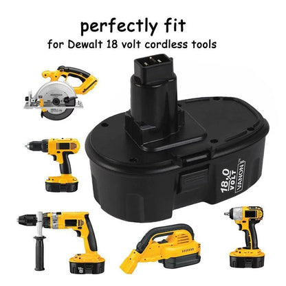 Vanon For Dewalt DC9096 18Volt 4.8Ah XRP Battery DC9098 DC9096-2S DW9095 DW9096