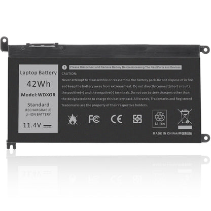 WDXOR WDX0R Battery For Inspiron 15 5565 5567 5568 5578 13 5368 5378 5379