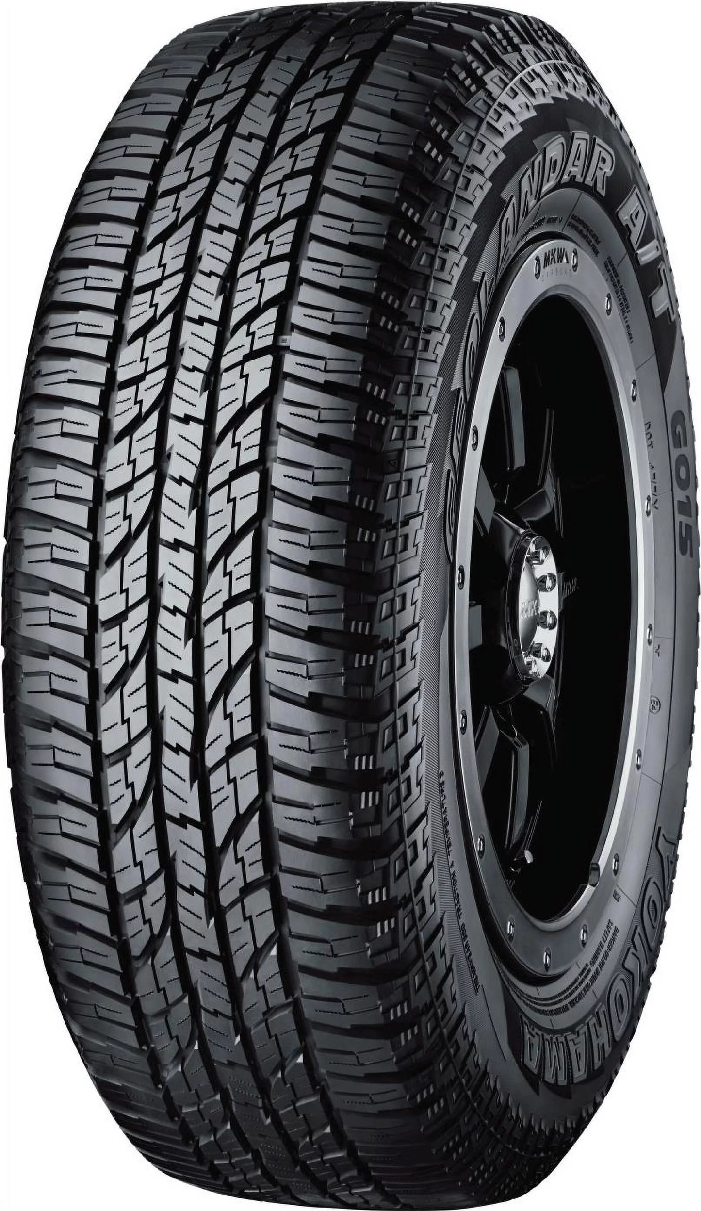 Yokohama Geolandar AT G015 265/65R18 114 H Tire Fits: 2014 Cadillac Escalade Base