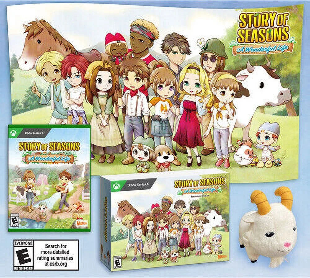 Story of Seasons: A Wonderful Life Premium Edition for Xbox Series X [New Video Game]