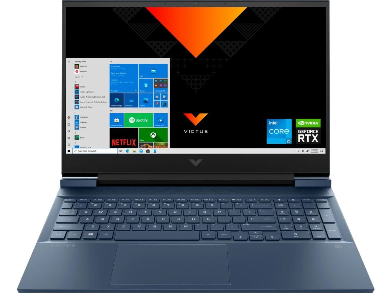 - Victus 16.1" Gaming Laptop - Intel Core i5 - 8GB Memory - NVIDIA GeForce RTX 3050 - 256GB SSD - Performance Blue