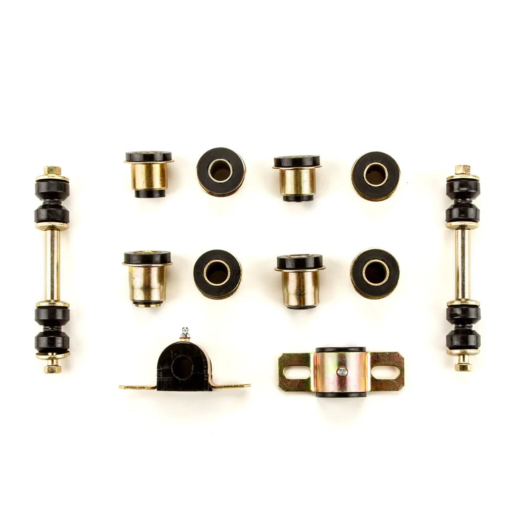 Black Poly Front End Suspension Bushings Set 1955 1956 1957 Chevrolet Full Size