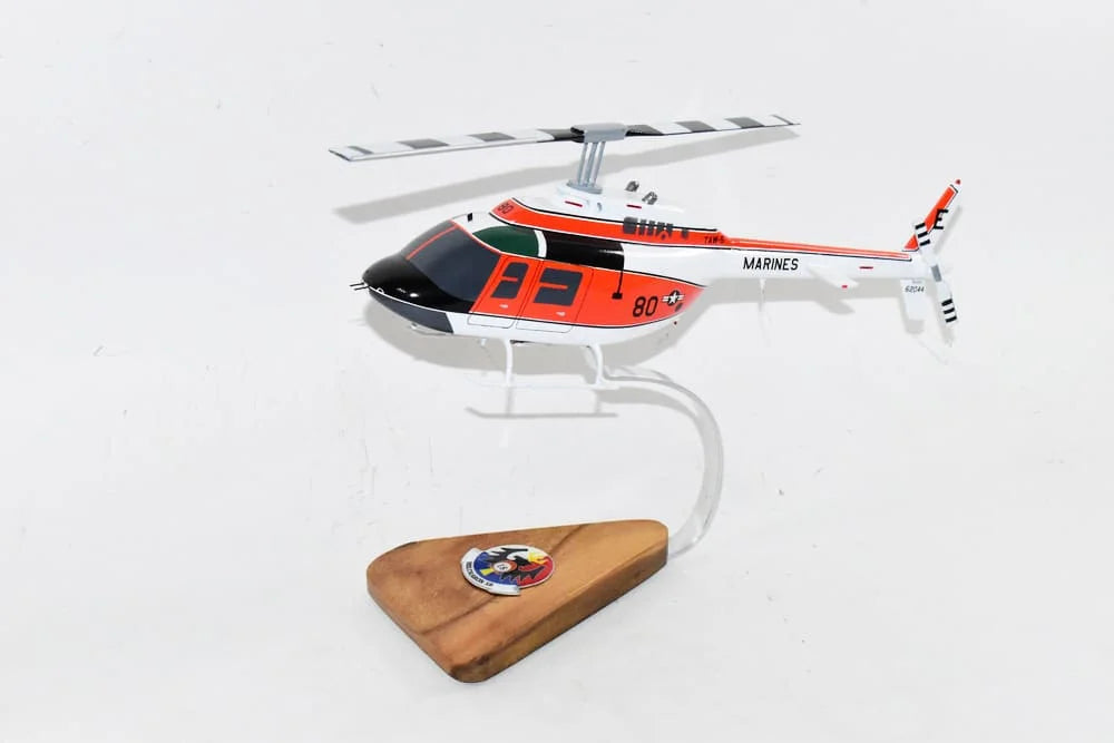 Bell® TH-57c Sea Ranger, HT-18 Vigilant Eagles (Marines), 1/31 Scale Mahogany Model