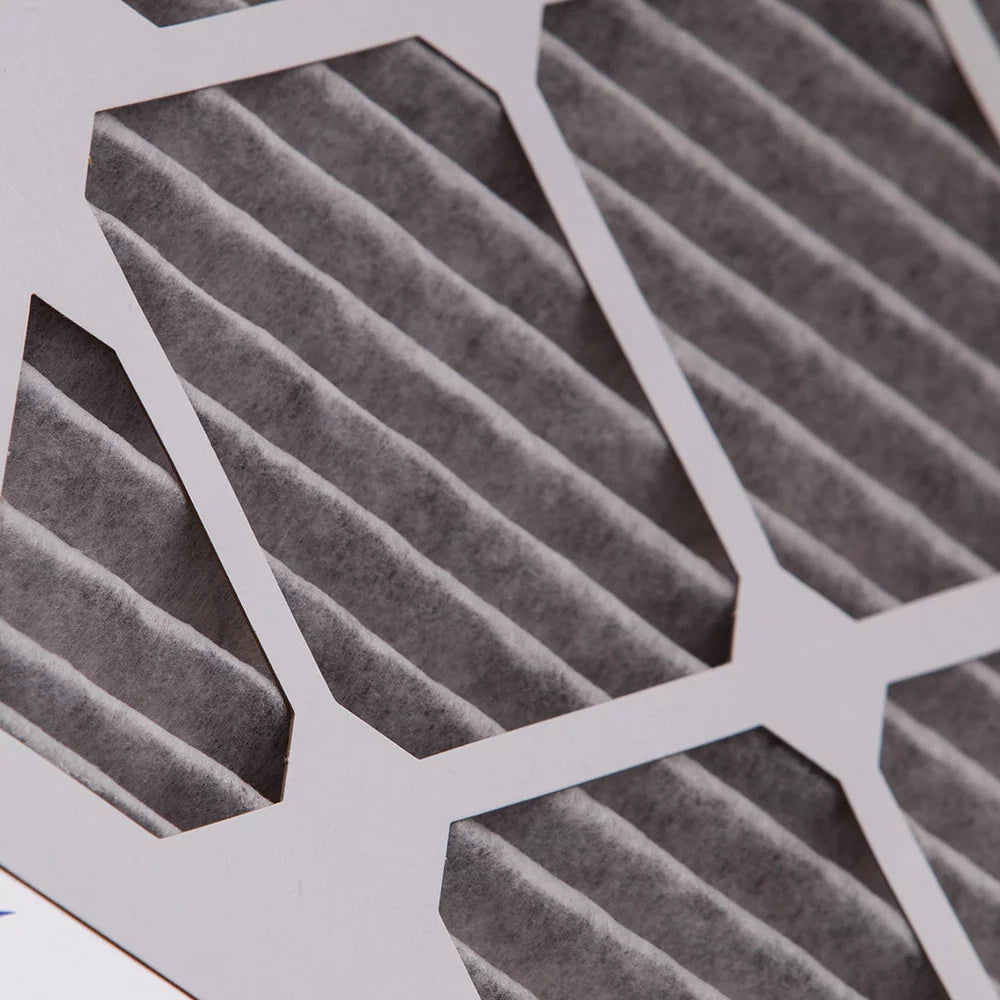 20x20x1 (19_1/2x19_1/2) Furnace Air Filters MERV 10 Pleated Plus Carbon 6 Pack