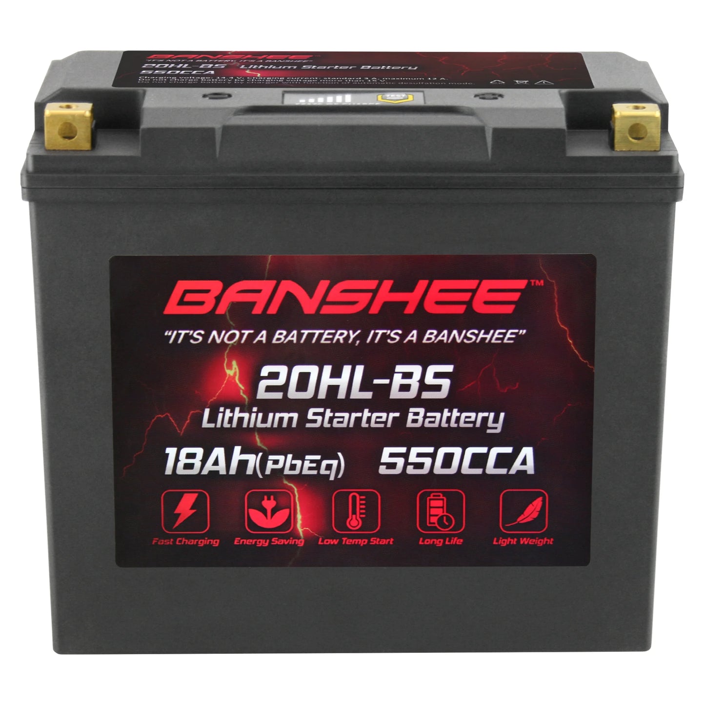 Banshee YTX20L-BS LiFePO4 Motorsports Battery Compatible with Sea-Doo Wake Pro 215 2016 to 2016