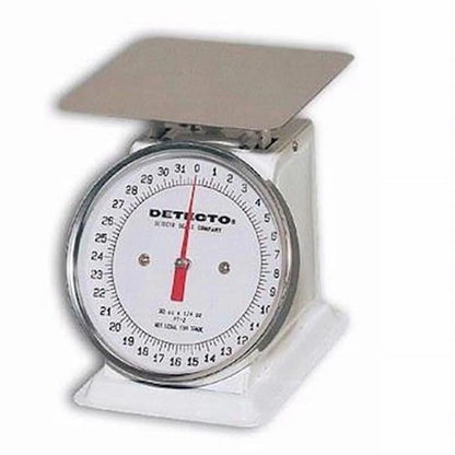 Cardinal & Detecto PT-1000SRK 5.75 x 5.75 in. 1000 g Stainless Steel Top Loading Rotating Dial Scale