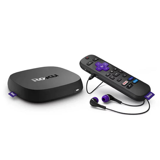 Roku Ultra 4802R Network Audio/Video Player, Wireless LAN, Black