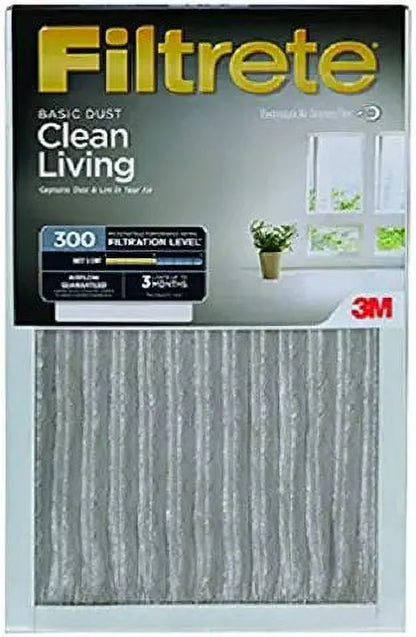 Basic Dust &amp; Lint Reduction Pleated Air Filter, 3 Months, 14x24x1-In.