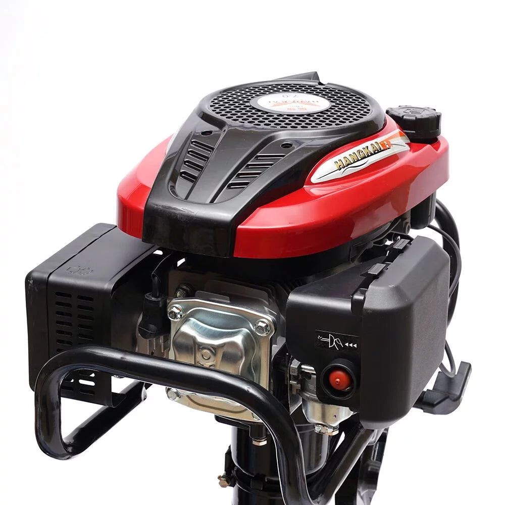 Wuzstar 4-Stroke 7 Outboard Motor Fishing Boat Yacht Engine Motor Air Cooling 196CC