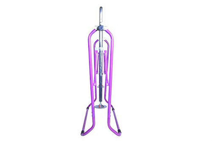 Athletic Bar Expandable Gymnastics Bar Horizontal Kip Bar Junior Training Adjustable Height Jungle Gym Children Folding Monkey Bars Climbing Tower Playground Balance Bar Gymnasts Purple