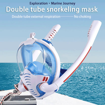 Andoer Snorkeling , Double Tube Silicone Full Drying Diving Goggles for Adults, Self Contained Underwater Breathing Apparatus, Perfect for Swimming and Diving