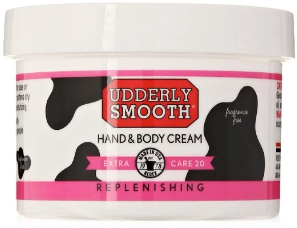 Udderly Smooth Extra Care Cream with 20% Urea, Replenishing, 8 oz (Pack of 4)