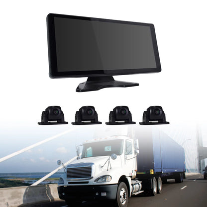 10.36" Monitor DVR Driving Video Recorder Touch Screen GPS AI for RV Truck Bus