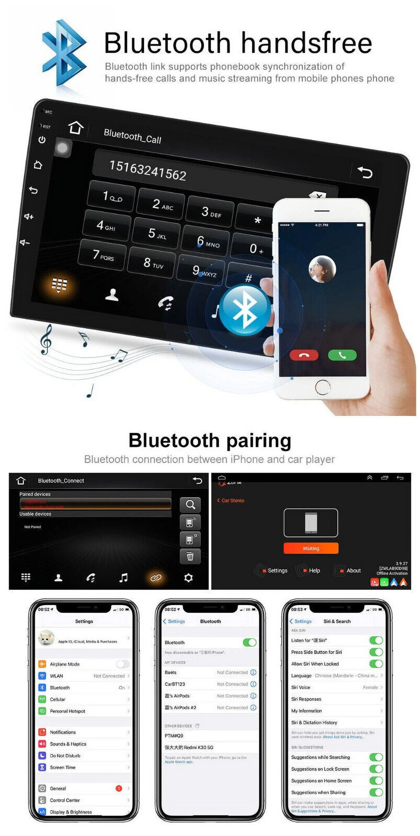 Android 12 Car Radio Stereo for BMW E46 M3 9 inch Touch Screen 2+32GB USB RDS Apple Carplay Android Auto HD WIFI GPS FM Bluetooth