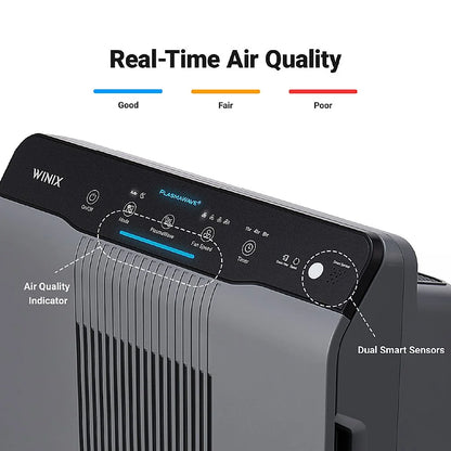 355 Sq. Ft. Air Purifier - Gray