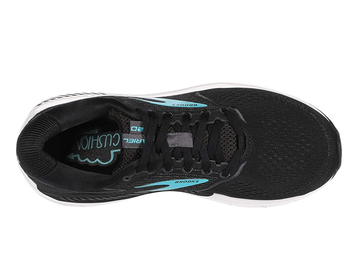 BROOKS Female Adult Women 11 Wide 120315-1D-064 Black/Ebony/Blue