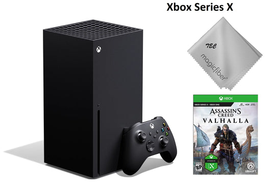 TEC Newest - Xbox -Series- -X- Gaming Console - 1TB SSD Black With Assassin's Creed Valhalla Game Bundle