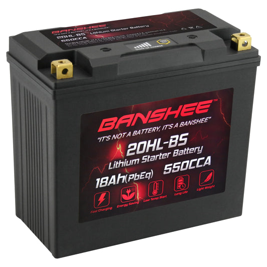 Banshee YTX20L-BS LiFePO4 Motorsports Battery Compatible with Sea-Doo Wake Pro 215 2016 to 2016